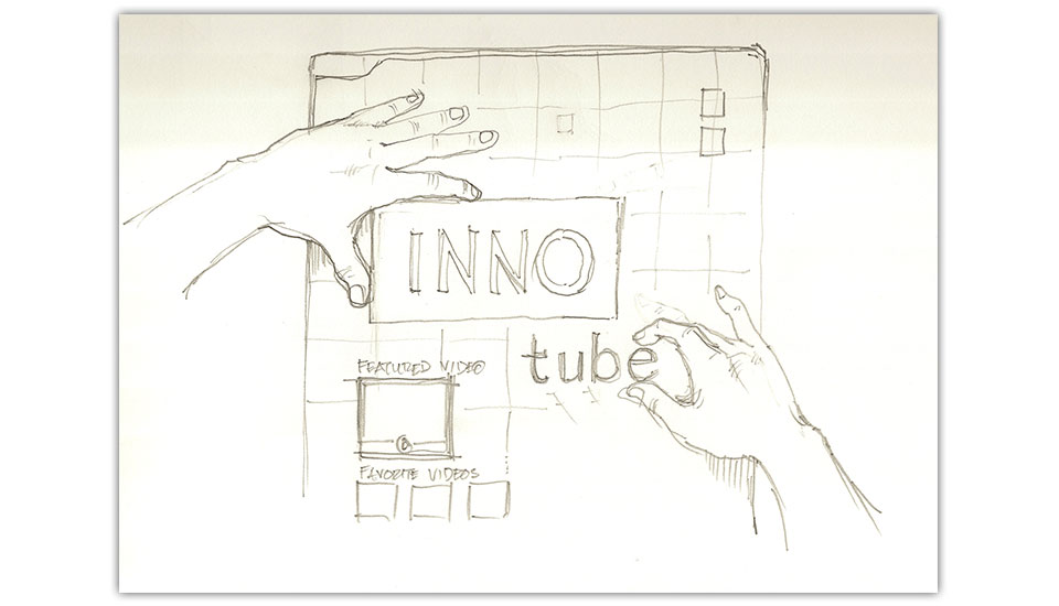 Hewlett Packard Poster sketch